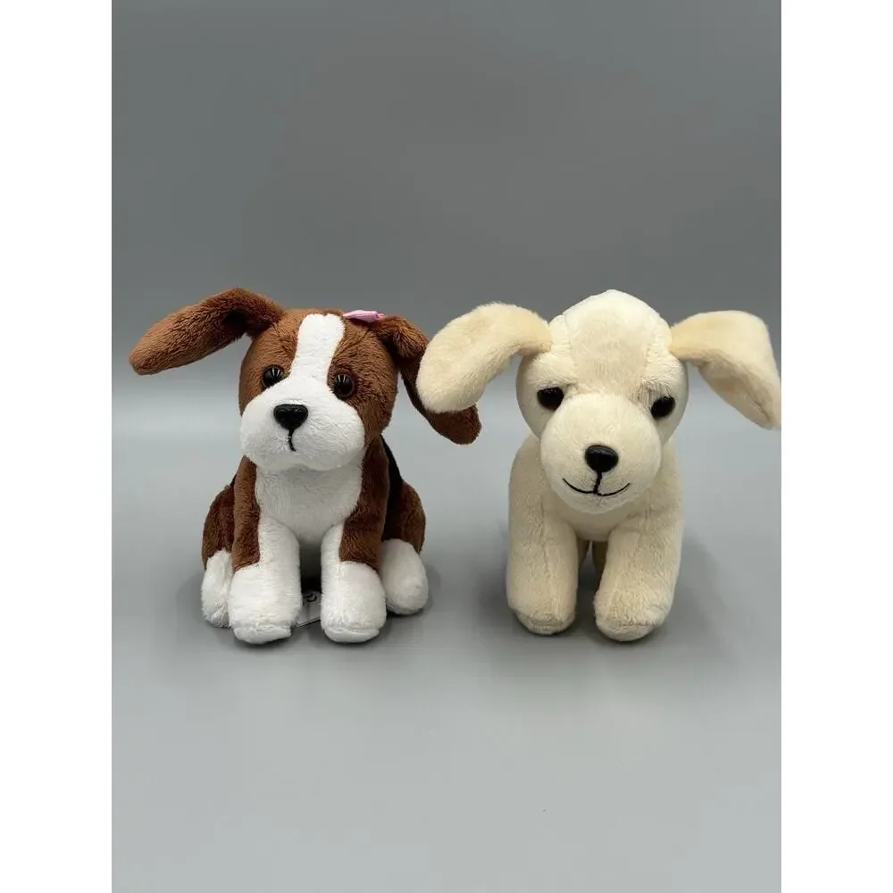 Our Generation Puppy Dog Plush Set Of 2 Stuffed Animal Toys 6 Inch